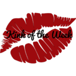 The red lips with kink of the week text in the middle